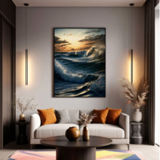 Symfonie van golven poster