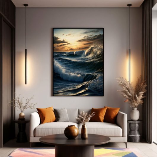 Symfonie van golven poster