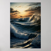 Symfonie van golven poster (Voorkant)