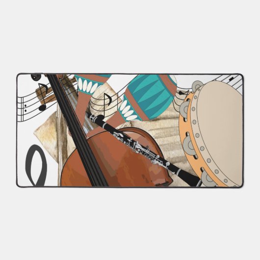 Symfonie van instrumenten bureaumat (Voorkant)