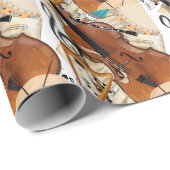 Symfonie van instrumenten cadeaupapier (Rol Hoek)