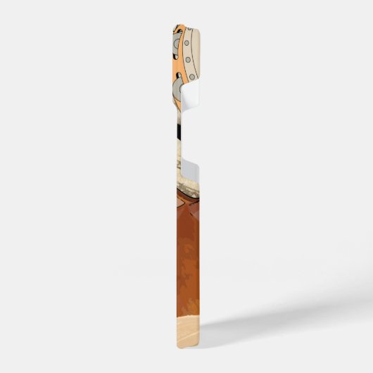 Symfonie van instrumenten iPhone hoesje (Linkerkant)