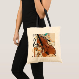 Symfonie van instrumenten tote bag