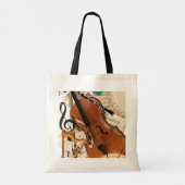 Symfonie van instrumenten tote bag (Achterkant)