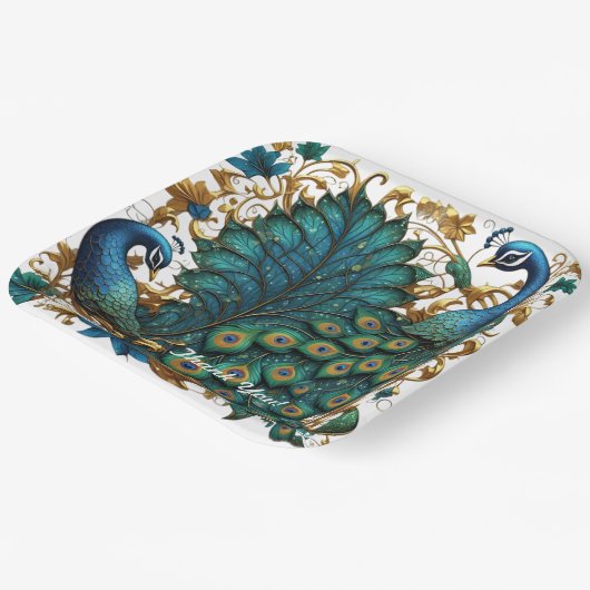 "Symfonie van kleuren" Papieren Bordje (Gebogen)