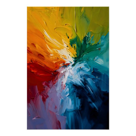 Symfonie van Kleuren Perfect Poster (Voorkant)