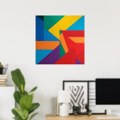 Symfonie van Kleuren Poster (Thuiskantoor)