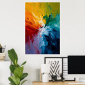 Symfonie van Kleuren Poster (Thuiskantoor)