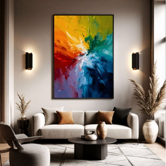 Symfonie van Kleuren Poster
