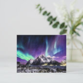 Symfonie van licht - prachtige omgeving van Aurora Briefkaart (Staand voorkant)
