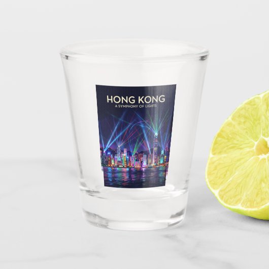 Symfonie van Lichten Hong Kong Shot Glas (Voorkant)