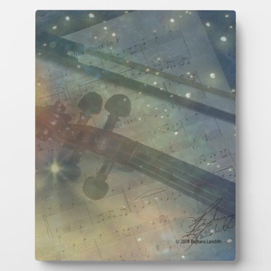 Symfonie van sterren fotoplaat (Voorkant)