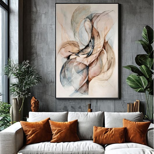 Symfonie van Vormen Canvas Afdruk