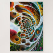 Symfonie van vormen en kleuren legpuzzel (Verticaal)