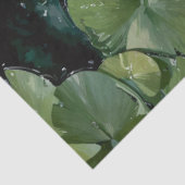 Symfonie van Waterlelies Decoupage Tissuepapier (Detail)