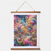 Symfonie van weelde Een Abstract meesterwerk Hangend Wandkleed (Voorkant 2)