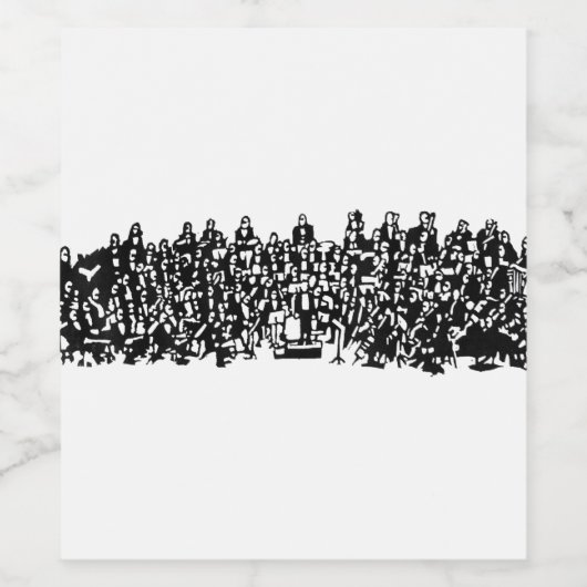 SYMFONIE! WIJN ETIKET (Enkel label)