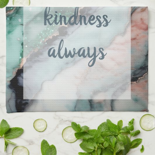 Symfonie - Wit Theedoek (Gevouwen)