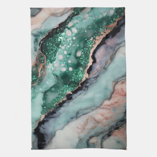 Symfonie - Wit Theedoek (Verticaal)