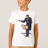 Symfonieorkest Dirigent Klassieke Muziek T-shirt (Voorkant)