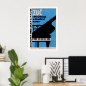 Symfonisch Piano - Matchbox Print - Tsjechische Wa (Thuiskantoor)