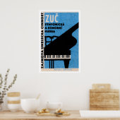 Symfonisch Piano - Matchbox Print - Tsjechische Wa (Keuken)