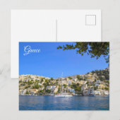 Symi-eiland in Griekenland Briefkaart (Voorkant / Achterkant)