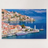 Symi eiland in Griekenland Legpuzzel (Horizontaal)