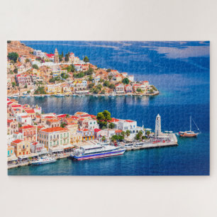 Symi eiland in Griekenland Legpuzzel