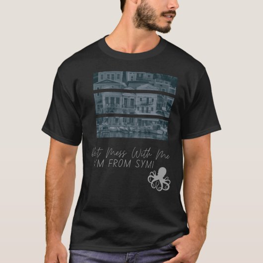 Symi Greece T-shirt voor mannen (Voorkant)