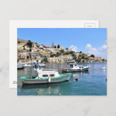 Symi - Griekenland Briefkaart (Voorkant / Achterkant)