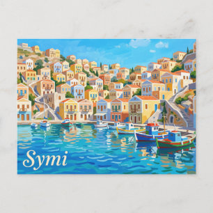 Symi Griekenland Briefkaart