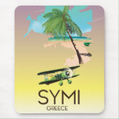 Symi Griekenland reisposter Muismat (Voorkant)