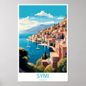 Symi Island in Griekenland cadeaus Poster (Voorkant)