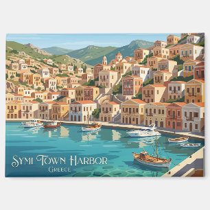Symi Town Haven Griekenland Magneet