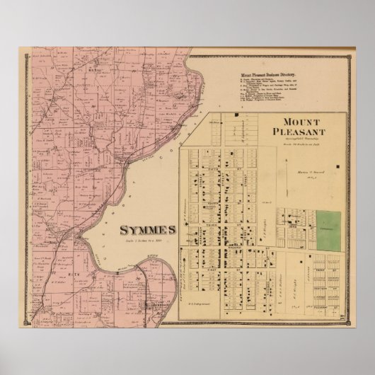 Symmes Mt Pleasant, Ohio Poster (Voorkant)