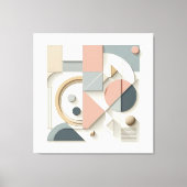 Symmetric Shape Ensemble Canvas Afdruk (Voorkant)