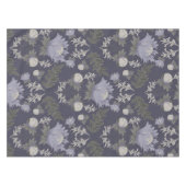 Symmetrical dark purple floral pattern tafelkleed (Voorkant (Horizontaal))