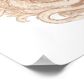 Symmetrical Heraldic Art: Gothic Dragon Emblem Poster (Hoek)