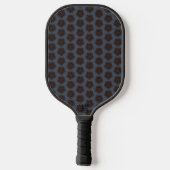 Symmetrical Line Drawing Mechanical Floral Style Pickleball Paddle (Achterkant)