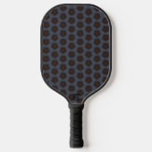 Symmetrical Line Drawing Mechanical Floral Style Pickleball Paddle (Voorkant)