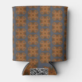 Symmetrical Line Drawing With Earth Tone Colors Blikjeskoeler (Voorkant)