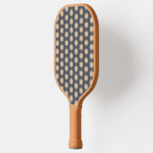 Symmetrical Line Drawing With Earthy Brown Colors Pickleball Paddle (Links)