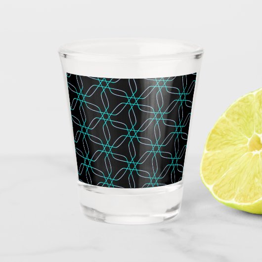 Symmetrie in Beweging Shot Glas (Voorkant)