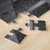 Symmetrie in zwart-wit legpuzzel (Zijkant)