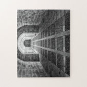 Symmetrie in zwart-wit legpuzzel (Verticaal)