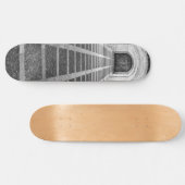 Symmetrie in zwart-wit persoonlijk skateboard (Horizontaal)