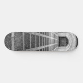 Symmetrie in zwart-wit persoonlijk skateboard (Horizontaal)