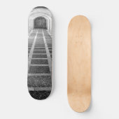 Symmetrie in zwart-wit persoonlijk skateboard (Voorkant)