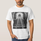 Symmetrie in zwart-wit t-shirt (Voorkant)